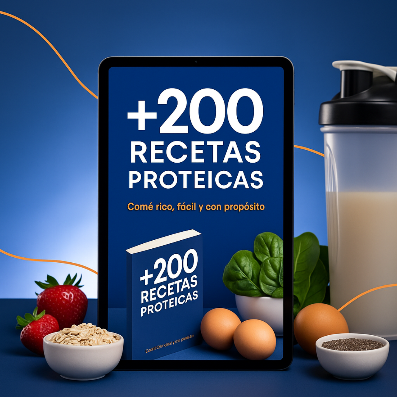 +200 recetas proteicas para ganar masa muscular